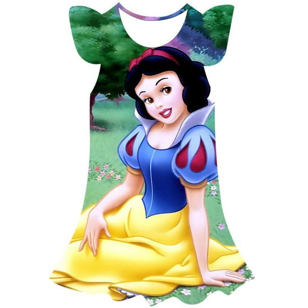 Convient pour Disney-Robe de princesse Blanche-Neige et les sept