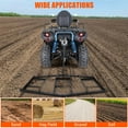 Driveway Drag, Heavy Duty Steel, Driveway Grader for ATV, UTV, Garden