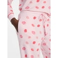 thumbnail image 5 of Joyspun Women's Cozy Lounge Collection Hacci Knit Sleep Pants, 29” Inseam, Sizes XS to 3X, 5 of 6