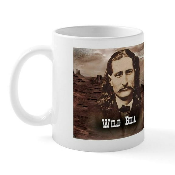 CafePress - Wild Bill Historical Mugs - 11 oz Ceramic Mug - Novelty Coffee Tea Cup