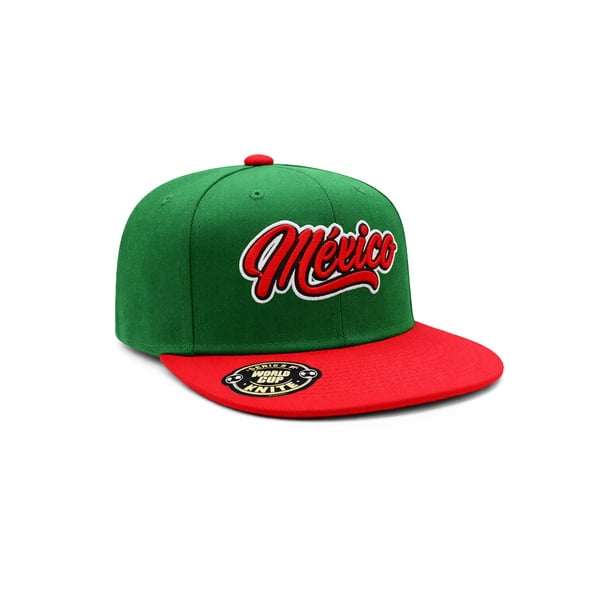 Knite Gorra Mexico Script Snapback Bordado 3D Estilo Streetwear World Cup
