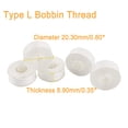 thumbnail image 4 of Hilo para canilla New brothread 144 piezas talla L blanco poliéster, 4 of 8
