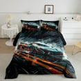 thumbnail image 2 of Castle Fairy Adults Sport Car Twin Comforter Sets,CarBedding Set,Speed Race Bedding Set, 2 of 8