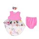 thumbnail image 2 of traje de verano mono de bebé niñas con diadema 6-12 meses SM SunniMix Body sin mangas, 2 of 8