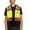 Yellow, variant on Men's Safety High Visibility Zipper Reflective Neon Class 2 Type R Work Vest (Orange, M)
