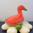 thumbnail image 5 of SSBSM 38cm Melon Duck Plush Toy White Gourd Watermelon Cantaloupe 2 in 1 Fruit Animal Companion Plushies Cartoon Plush Doll Stuffed Sleep Pillow Home Decoration, 5 of 8