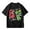 Black, variant on 67 shirt G'irls Summer Short Sleeve T Shirt Cute Cartoon Number Print Casual Top Tee Shirt For K'ids Youth