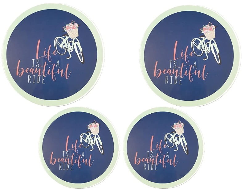 CGT Life is a Beautiful Ride Stove Burner Covers Electric Stove Top