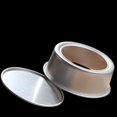 3pcs 2 Inch Aluminum Alloy Round Mini Cake Pan Removable Bottom Pudding