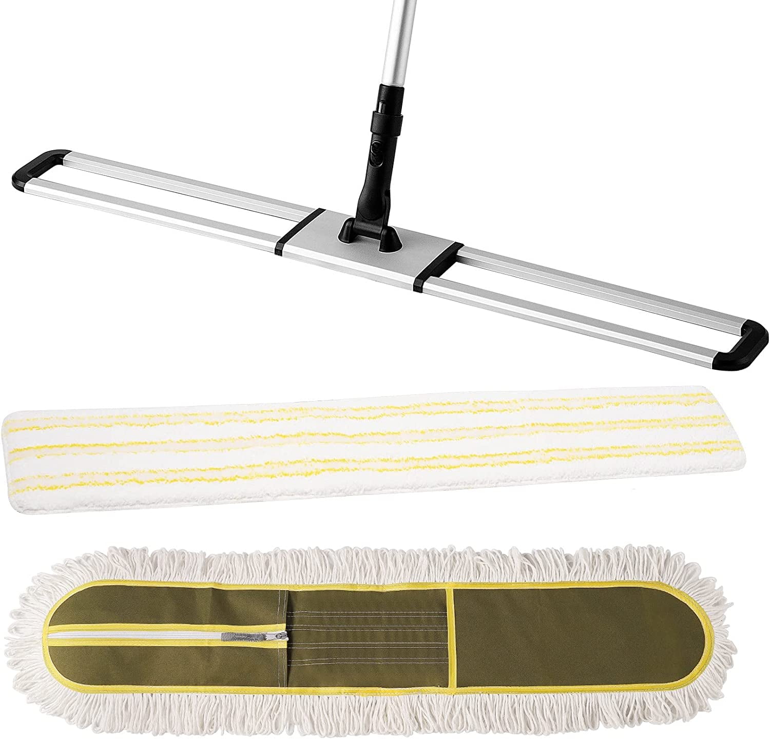 yuxinw Dust Mop 36 inch Commercial for Hardwood Floor Cleaning Heavy ...