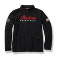 thumbnail image 6 of Indian Motorcycle Men's Zip Thru Fleece, Black | 2861644, 6 of 7