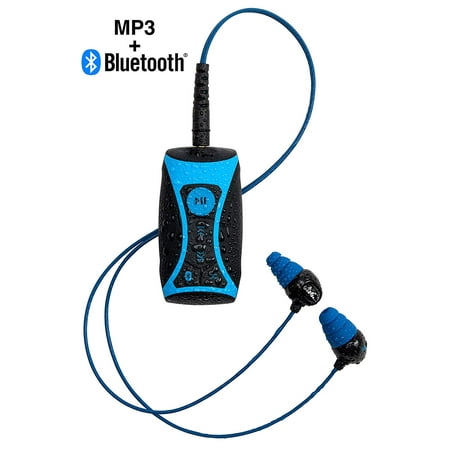 Headphones For Cd Player H2O Audio Stream 100% Waterproof 8GB MP3 Music Player Bluetooth, Underwater Headphones, Shuffle - Great for Fitness, Swimming, Watersports ()