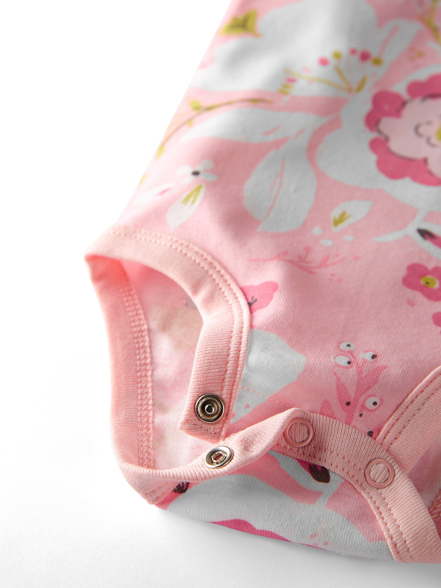 Little Planet by Carter's Baby Girl Organic Short Sleeve Bodysuits, 3pk, Newborn-24 Months