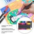 thumbnail image 4 of Mistaha 48-Color Dual Tip Watercolor Pens for Kids, Wholesale Water-Based Markers with Soft Brush Tips and Fine Point Tips, Round Barrel Design, Large Ink Capacity, Smooth Drawing Experience, 4 of 7