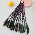 thumbnail image 1 of Nvzi Extensiones de cabello con trenzas, postizos trenzados con bandas de goma, extensiones de cola de caballo trenzada larga, accesorios para fiesta de cumpleaños y graduación, B05, 1 of 5