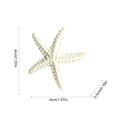 thumbnail image 3 of 10 Piece Mini Resin Starfish Set, DIY Starfish Decor for Beach Crafts Aquarium Layout Indoor Outdoor, Gift& Coastal Decor, 3 of 6