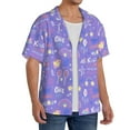 thumbnail image 2 of Kdxio Men's Hawaiian Shirt for Men Short Sleeve Shirt Tennis 1 Summer Casual Holiday Beach Button Down T-Shirts, 2 of 5