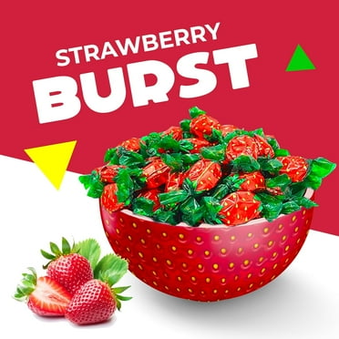 Laeta Food Strawberry Filled Bon Bons Christmas Hard Candy, Individually Wrapped (1 Count)