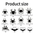 thumbnail image 2 of LED Halloween 3D Bat Decorations Wall Stickers, Wall Luminous Glow Clings, Removable Wall Spider Sticker for Indoor/Outdoor, Door, Home, Bedroom Halloween Party Supplies, Multi Different Size, 2 of 3