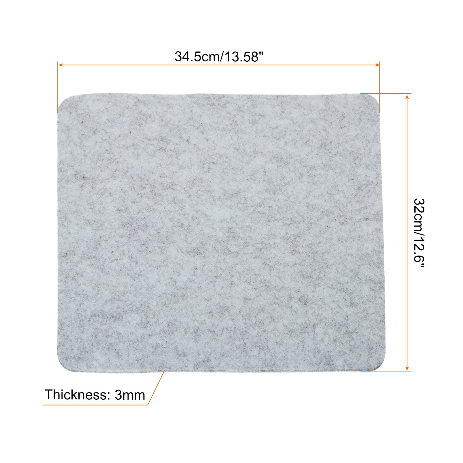 Unique Bargains Felt Dual Side Desk Pad Writing Mat for Office Home Gray 32x34.5