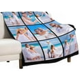 thumbnail image 4 of AISENIN Custom Blankets With 9 Photos Personalized Throw Blanket With Pictures Customized Photos Collage Blankets for Birthday Christmas, 4 of 5