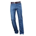 thumbnail image 4 of Pantalones de corte para hombre Pantalones de moda de mezclilla Ropa transpirable Ajuste Pantalones rectos de pierna 33 Fernando Pantalones tipo cargo, 4 of 8