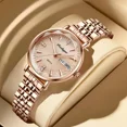 thumbnail image 5 of Relojes De Cuarzo Con Calendario Para Mujer Poedagar 312 Color del fondo Rose gold, 5 of 5