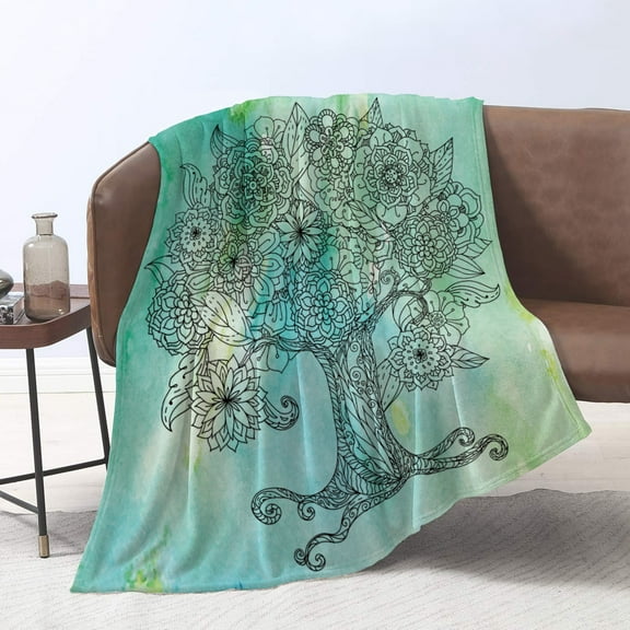 Unique Print Blanket Throw Comfortable Warm Velet Plush Fluffy Throw Blanket Perfect Gift for Couch Sofa or Bed 50"(Width) x 80"(Length)