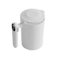 thumbnail image 2 of Automatic Magnetic Stirring Coffee Mug,Stainless Steel Thermal Cup,3.53 fl oz/400 mL With Handle Temp Display,Type-C Charge,Self-Mixing Travel Drinkware,Electric shaker bottle,White 1, 2 of 10