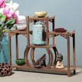 thumbnail image 6 of Raindrops Brown Plastic Antique Shelf for Home Use with Exquisite Design and Historical Beauty 6.5 Inches, 6 of 8