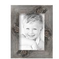 thumbnail image 2 of ArtToFrames 5" x 7" Winter White Barnwood 1.5 Inch Picture Frame, 5x7 inch Brown MDF Poster Frame (WOM-4661),  Pack, 2 of 8