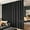 Curtain/Track-black, variant on Room Divider Curtains Flexible Ceiling Tracks Set Curtain Track Ceiling Mount Blackout Curtain for Living Room Bedroom Ceiling Curtain Rod Privacy Dividers Panels W100 x H96 Black Drape & Black Rail