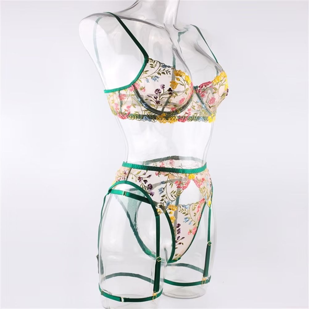 Buy Varsbaby Women's Sexy See Through Transparent Push Up Bra Sheer  Underwear Sets Online at desertcartSeychelles