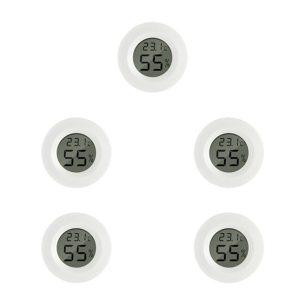 5PCS Mini Thermometer Meter Hygrometer Digital LCD Indoor Temperature Humidity