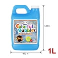 thumbnail image 2 of Solución Concentrada De Burbujas Lulu Home, Recambio De 1 L/33,8 Oz Para Máquinas De Burbujas, Varitas Y Sopladores Gigantes, Hasta 2,5 Galones Para Fiestas Infantiles De Halloween, 2 of 6