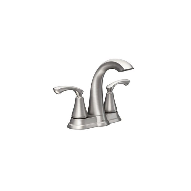 Grifo Moen WS84876SRN Tiffin de níquel resistente a las manchas con dos manijas