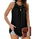 thumbnail image 3 of Top sin mangas Nikou con cuello alto y escote halter para mujer, 3 of 6