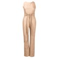 thumbnail image 4 of IROINNID Sleeveless V-Neck Jumpsuit For Women Full-Length Sexy Zipper Bandage Sequins Backless Jumpsuit, 4 of 8
