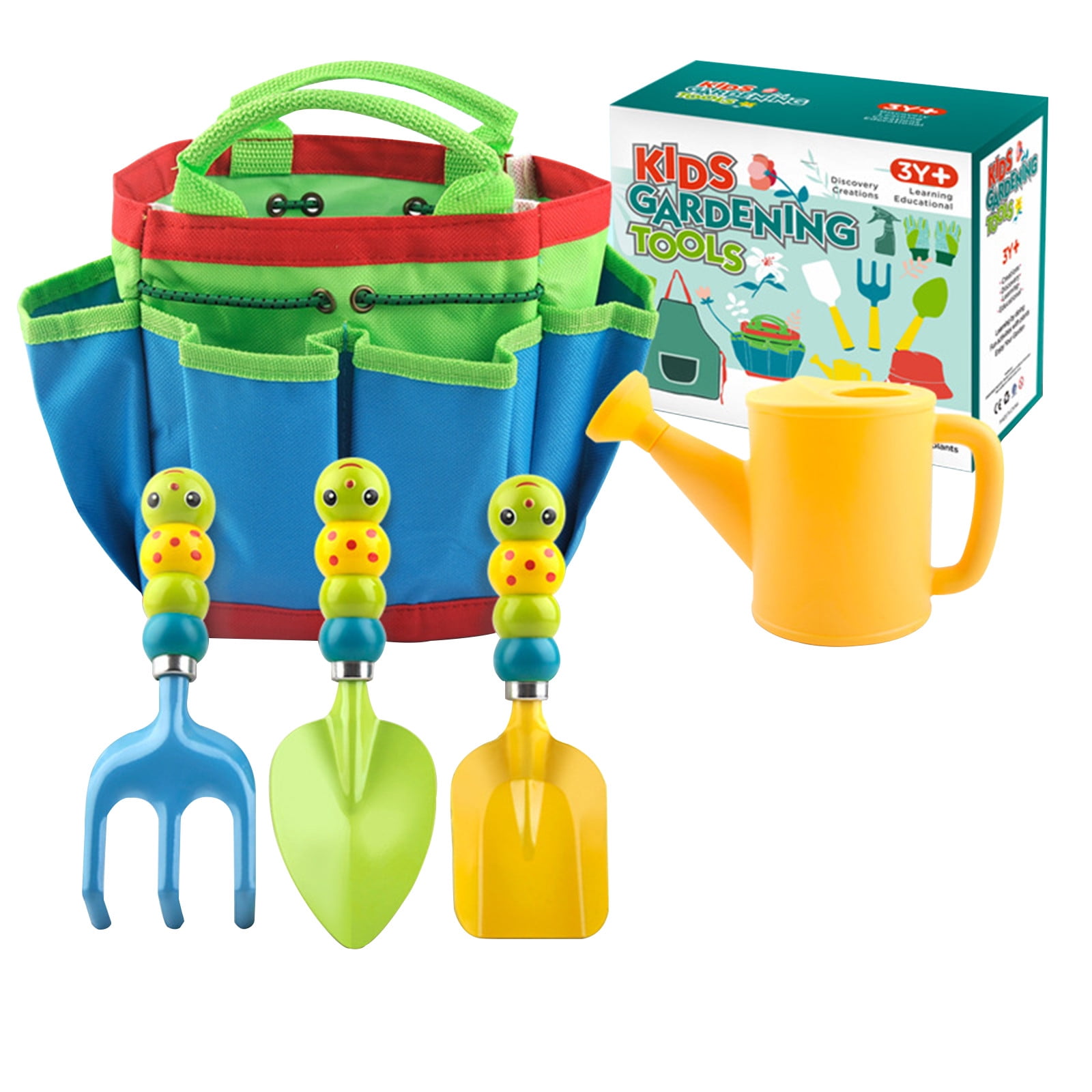 PUIYRBS Outdoor Toddler Toys for Backyard Kids Gardening Tools Set, 6