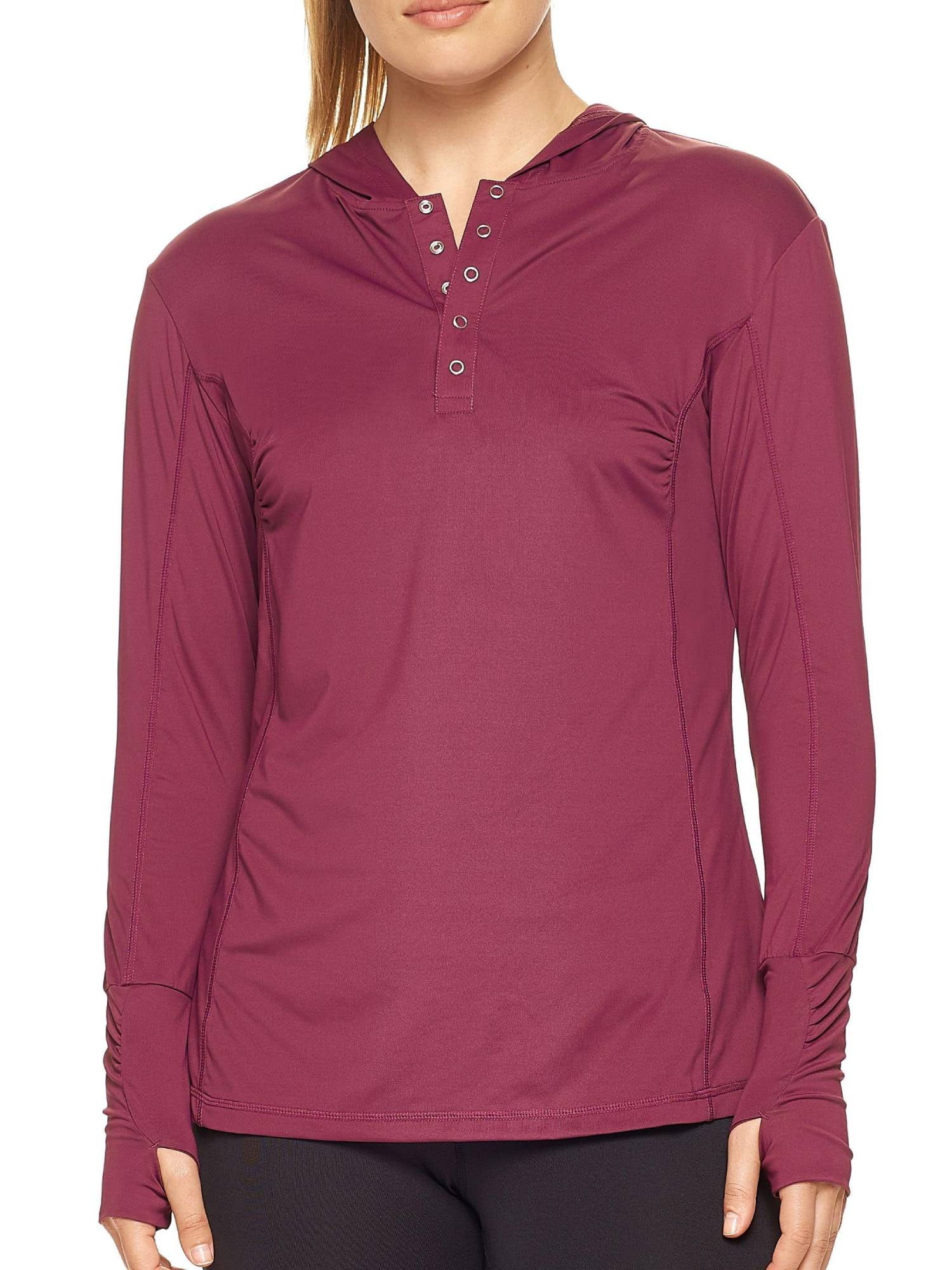 Expert Brand Airstretch Lite Henley Performance Hoodie for Women