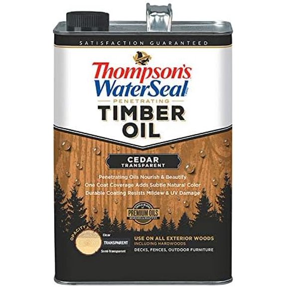 WaterSeal TH.049861-16 Penetrating Transparent Timber Oil, Cedar, 1 Gallon$$Tools & Hardware Other