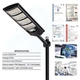 thumbnail image 4 of Mikhai Solar Lights Outdoor High Lumens 192 LED Security Lights with Remote Control,1Heads Motion Sensor Lights, IP65 Waterproof, Solar Lights Outdoor Waterproof., 4 of 10