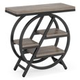 thumbnail image 3 of Fnova End Table Modern Wood Narrow Farmhouse Side Tables with Storage Shelf for Living Room, Bedroom, Nightstand, 3 of 19