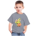 thumbnail image 1 of Qiopertar Haut à Manches Courtes Imprimé Nain de Pâques pour Enfants Garçons Filles Mode Col Rond en Solde à Moins de 5$ en Solde, 1 of 4