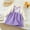 Purple, variant on Toddler Girls Warm Ruffle Trim Ribbed Knit Sweater Dress Girls Casual Dresses Size 3-4 Years