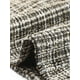 thumbnail image 5 of INSPIRAR CHIC Top de Tweed para Mujeres Sin Mangas Cuello Redondo Estampado de Cuadros Cintura Cremallera Hebilla Espalda Blusa Tops M Beige Negro, 5 of 6