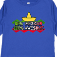 thumbnail image 4 of Inktastic 50% Mexican 100% Awesome Boys or Girls Long Sleeve Toddler T-Shirt, 4 of 5