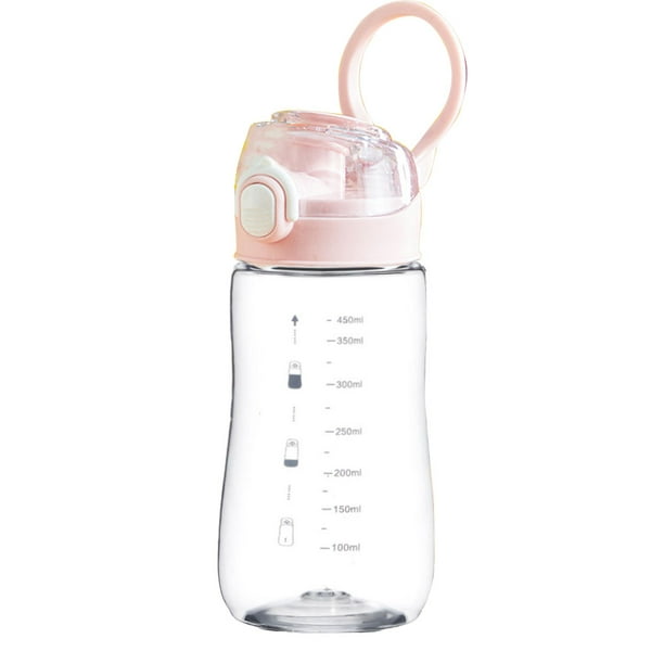 Clear Plastic Water Bottles Sports Gym Bottle 15 oz sport water