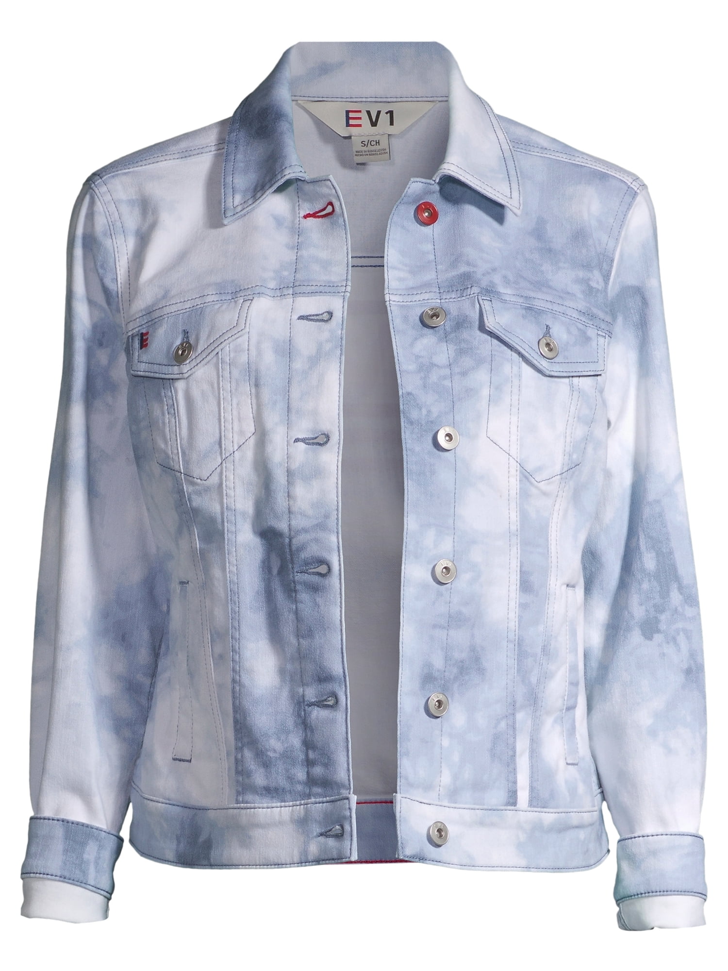 EV1 from Ellen DeGeneres Women s Dark Wash Denim Jacket with Love