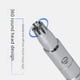 thumbnail image 5 of Recortador de vello nasal manual para hombres y mujeres, recortador de vello nasal portátil, mecánico, no recargable, resistente al agua, tijeras para afeitar el vello nasal, 5 of 5